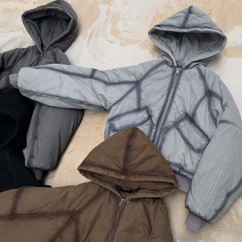 Men Oversized Washed Canvas Ho - Mens Fashion Bomber Jacket ulasan dan harga