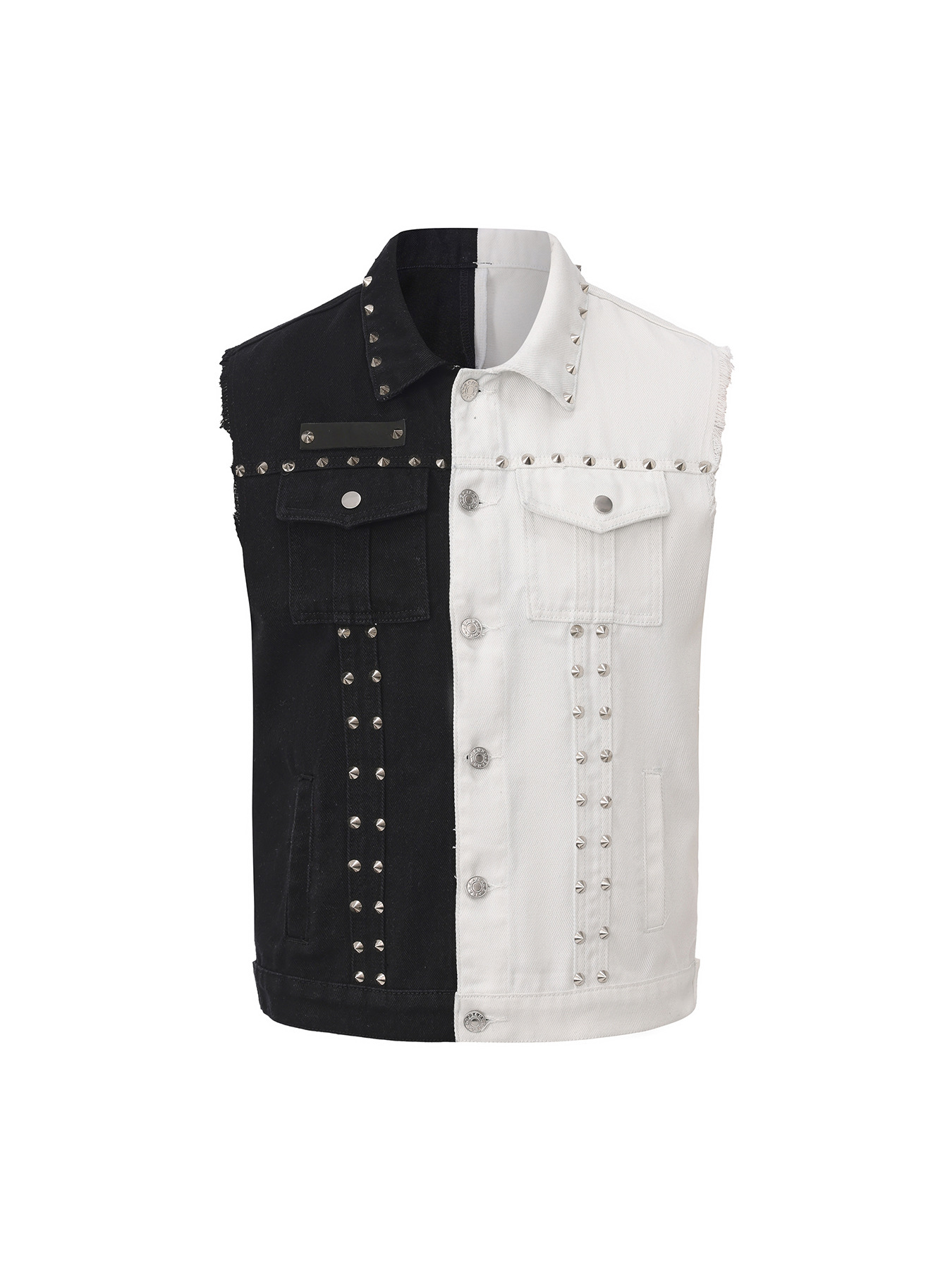 Men's Punk Style Jean Waistcoa - Men'S Fashion Vest With Jeans ulasan dan harga