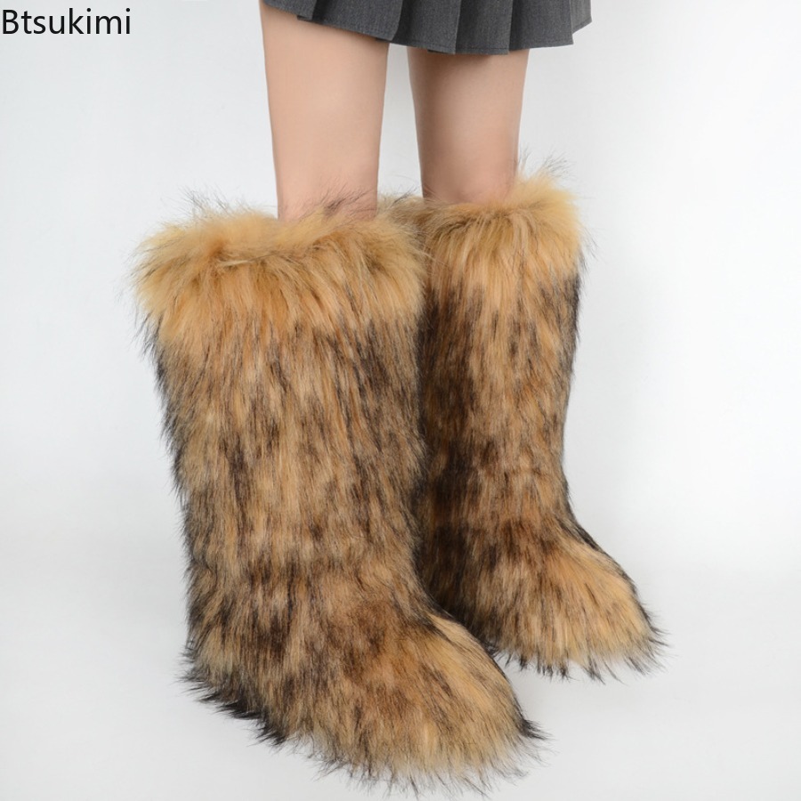 New Warm Plush Womens Knee Hig - Belt Mens Fashion ulasan dan harga
