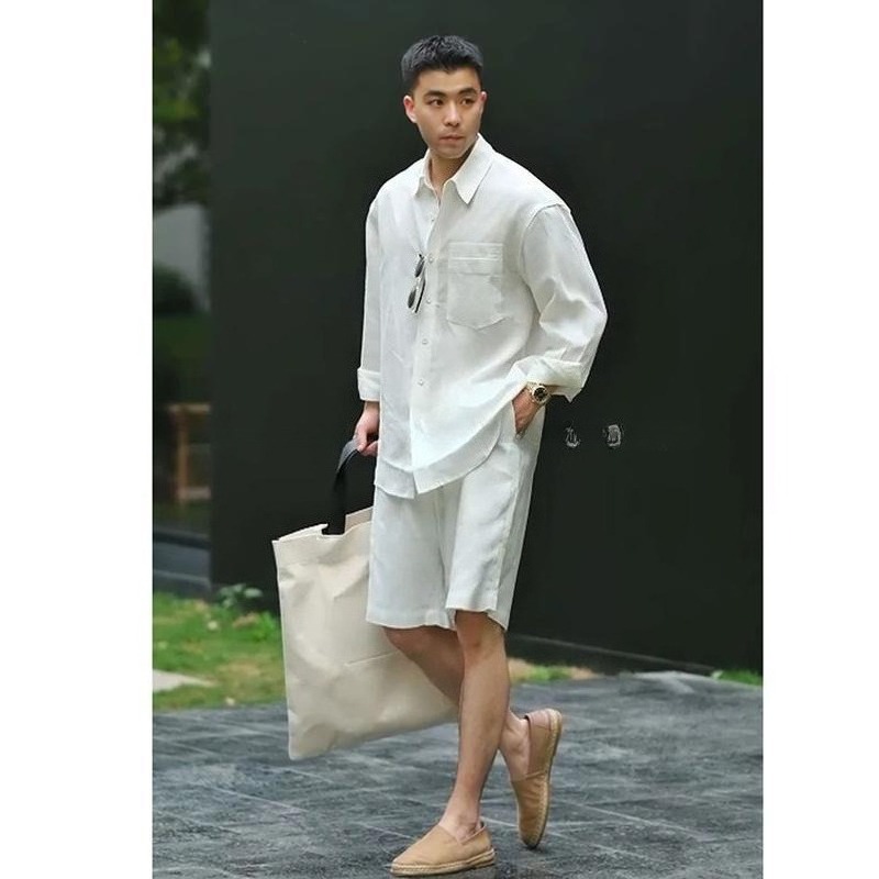 Summer Casual Set Lyocell Line - Mens Fashion Trends 2026 ulasan dan harga