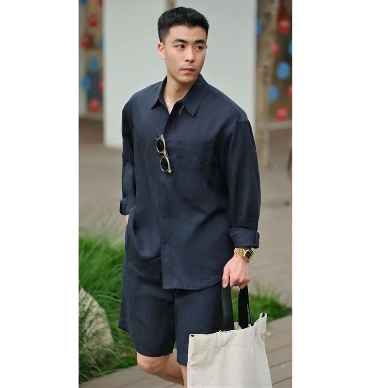 Summer Casual Set Lyocell Line - Mens Fashion Trends 2026 ulasan dan harga