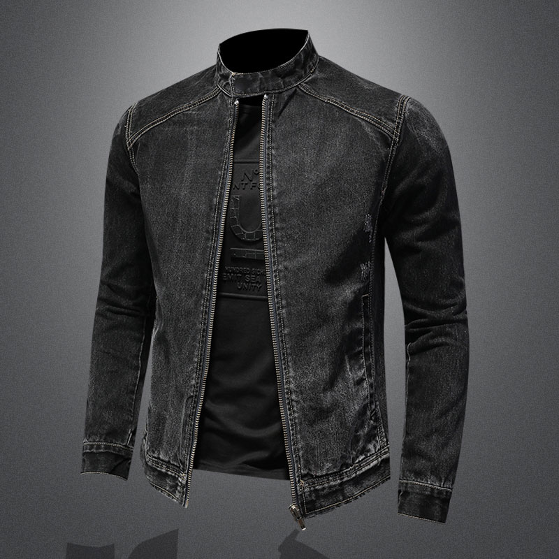 Men Vintage Stand Collar Pilot - Mens Fashion Bomber Jacket ulasan dan harga
