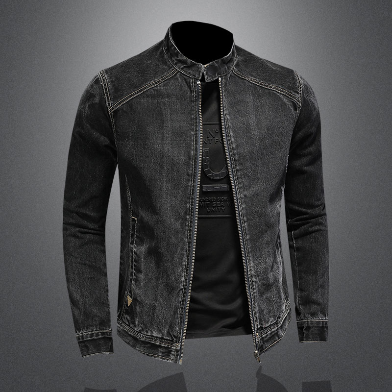 Men Vintage Stand Collar Pilot - Mens Fashion Bomber Jacket ulasan dan harga