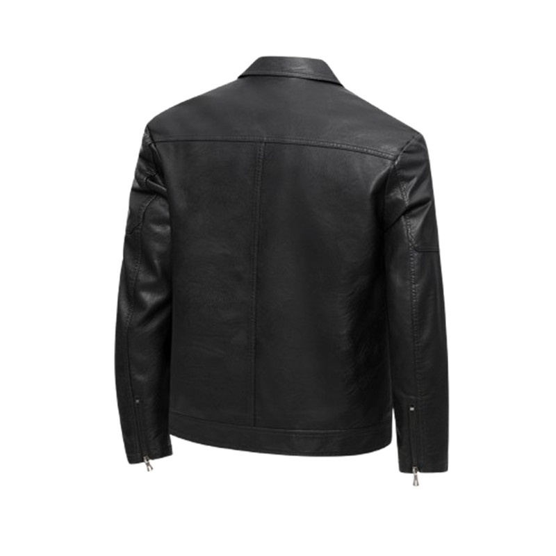 Men's Autumn Winter Coats Pu L - Mens Fashion Bomber Jacket ulasan dan harga