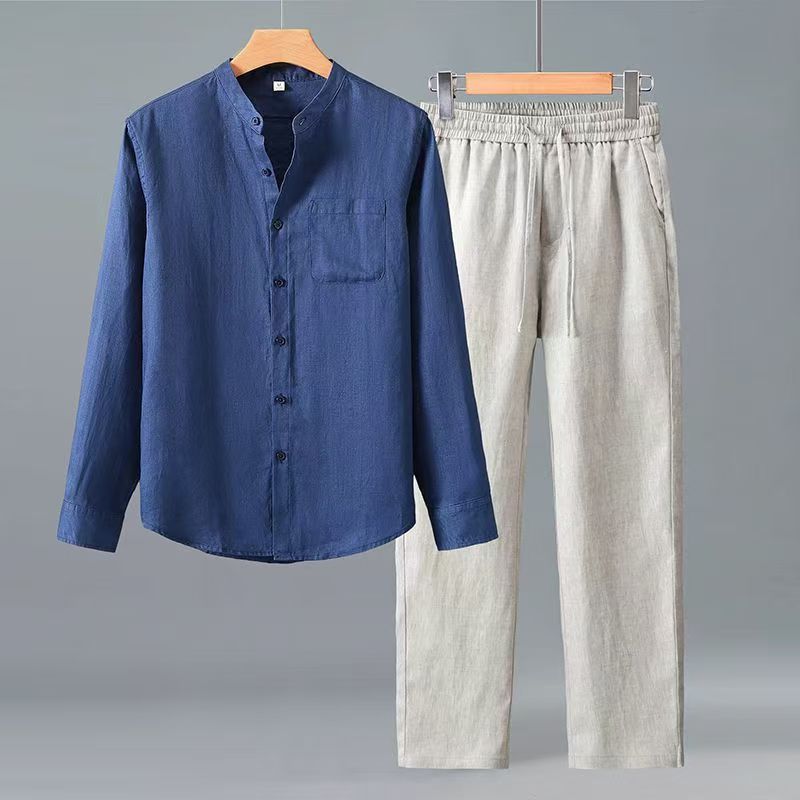(Shirt + trousers) 2026 summer - Men'S Fashion For Summer 2026 ulasan dan harga