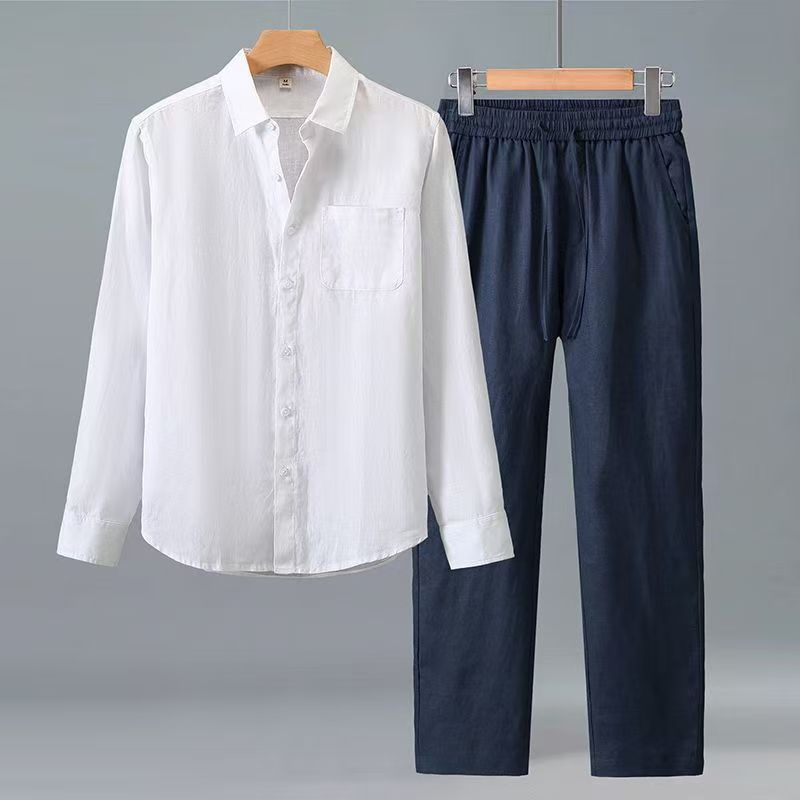(Shirt + trousers) 2026 summer - Men'S Fashion For Summer 2026 ulasan dan harga