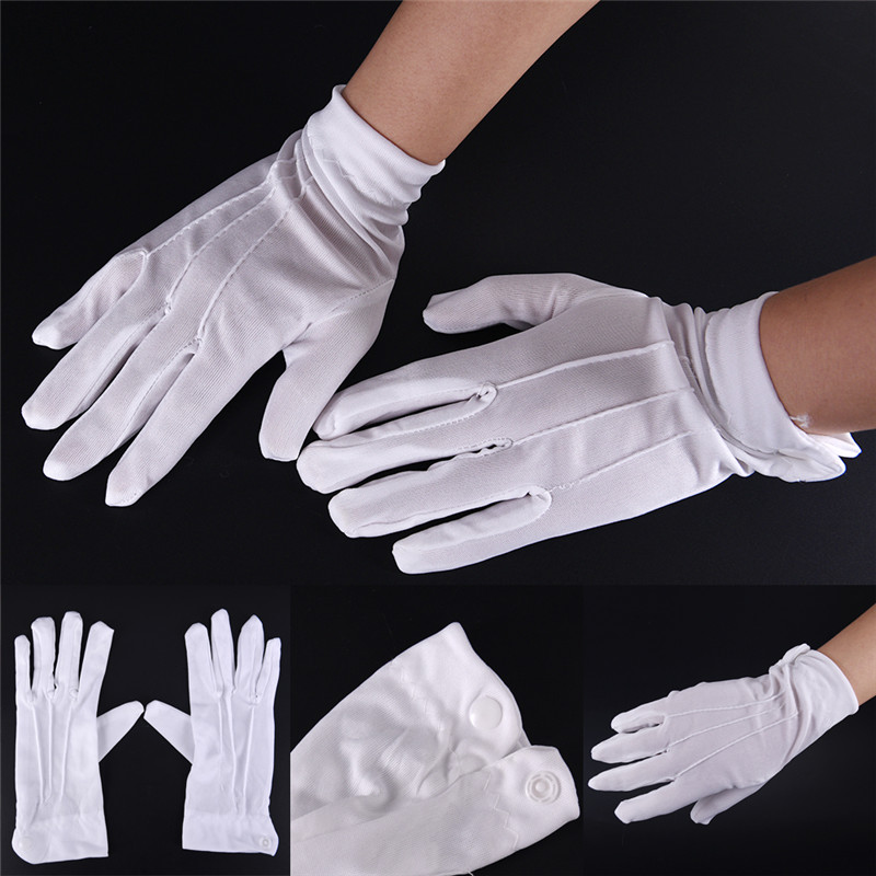 1Pair White Formal Gloves Men  - Men'S Fashion Gloves ulasan dan harga