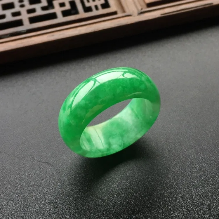 Natural Green Jade Ring Jadeit - Men'S Fashion For Wedding ulasan dan harga