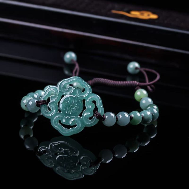 Natural Jadeite A-grade Bracel - Men'S Fashion Jewelry ulasan dan harga