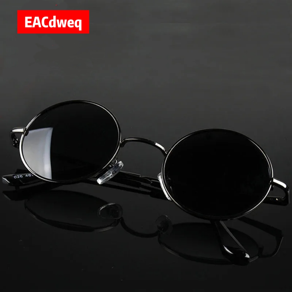 Retro Vintage Round Sunglasses - Men'S Fashion Round Glasses ulasan dan harga