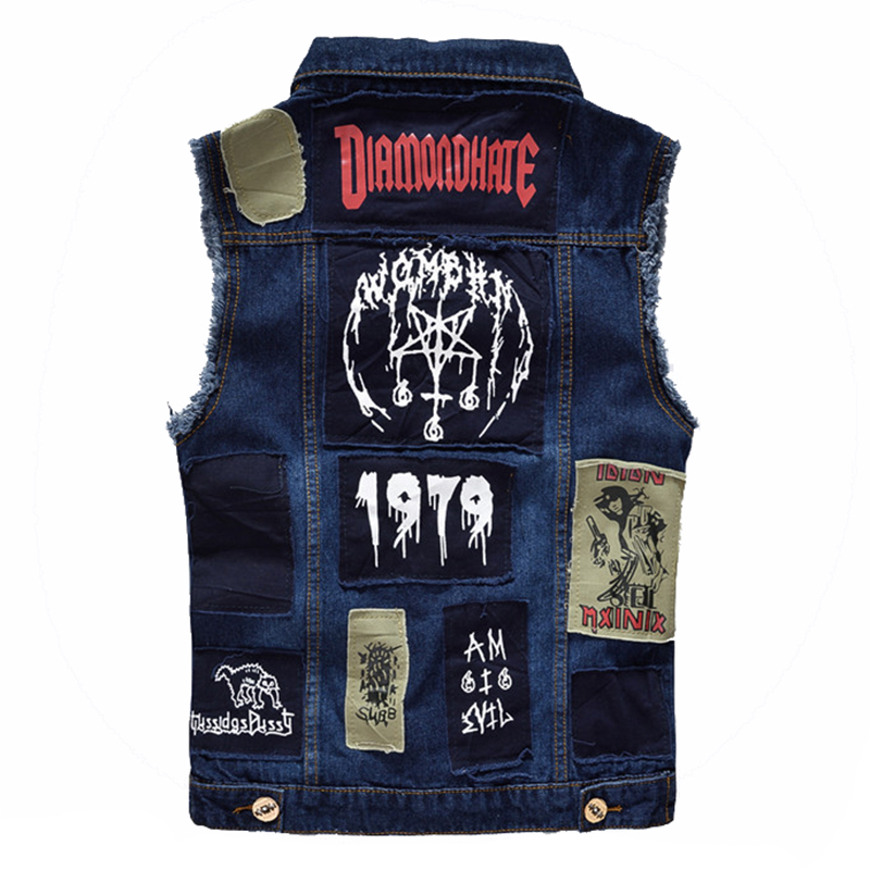 Classic Vintage Men's Jeans Ve - Men'S Fashion Vest With Jeans ulasan dan harga