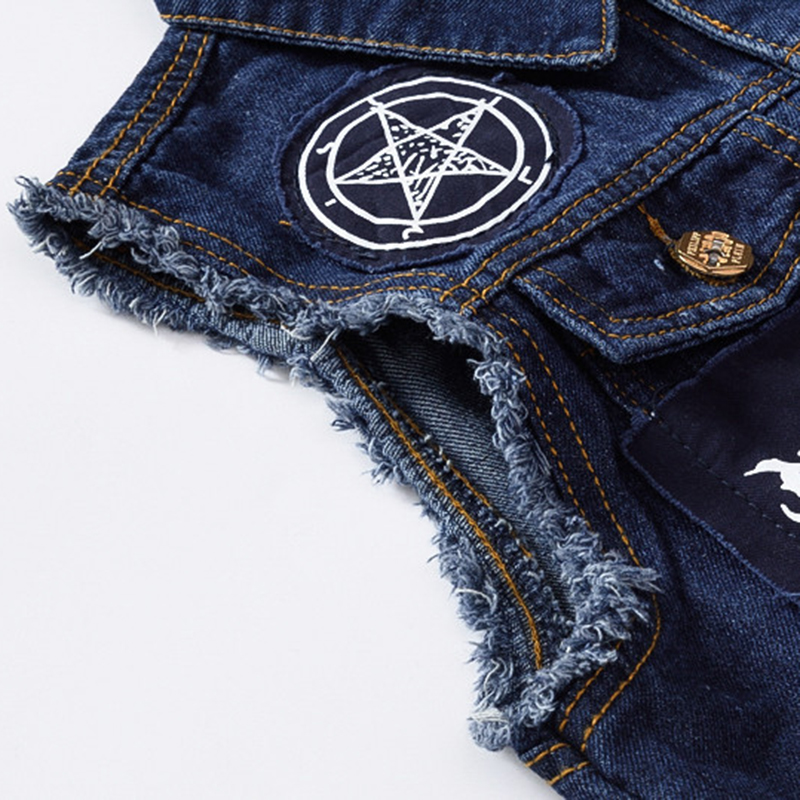 Classic Vintage Men's Jeans Ve - Men'S Fashion Vest With Jeans ulasan dan harga