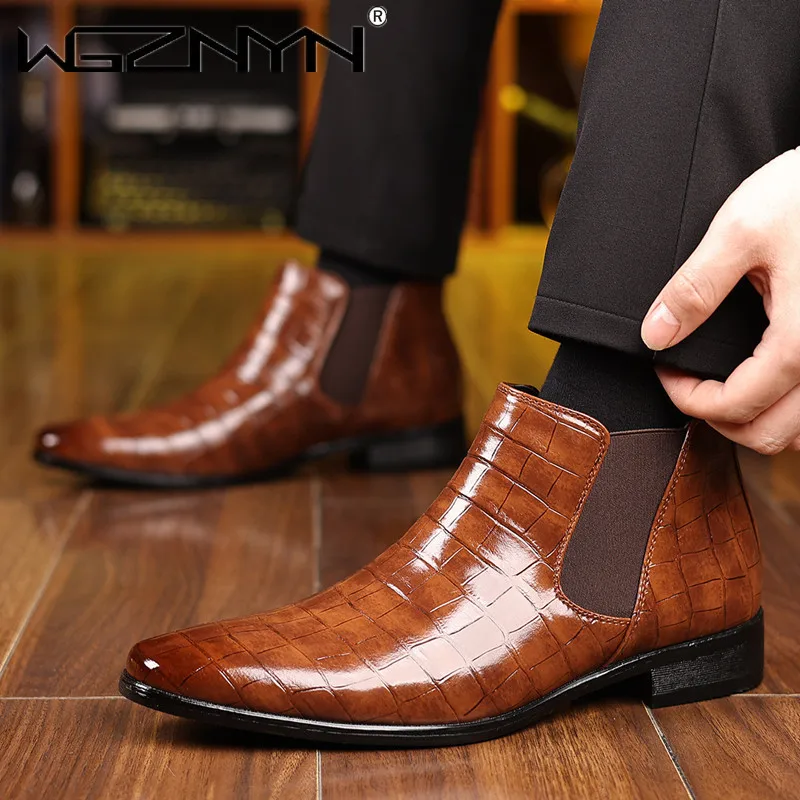 Luxury SIZE 39~48 Men Chelsea  - Men'S Fashion Luxury Brands ulasan dan harga