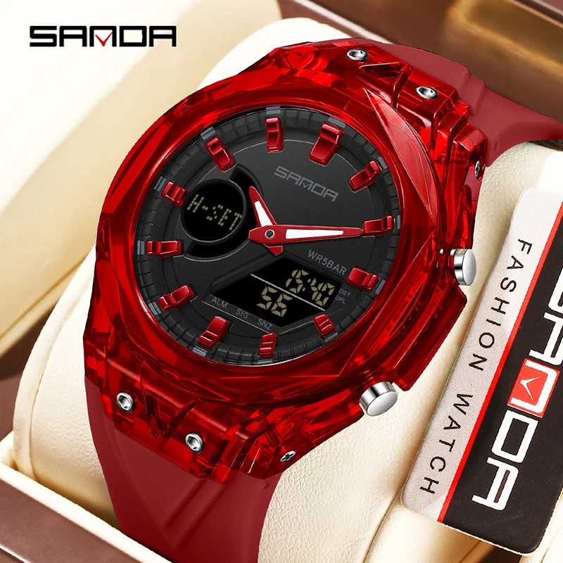 SANDA Fashion Electronic Quart - Men'S Fashion Zone ulasan dan harga