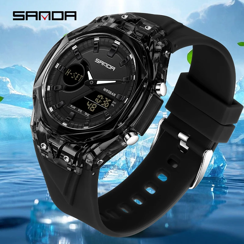 SANDA Fashion Electronic Quart - Men'S Fashion Zone ulasan dan harga