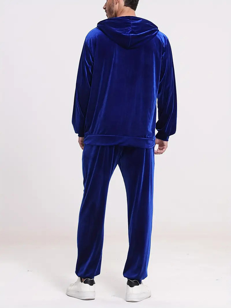 Fashion Solid Color Velvet Two - Mens Fashion Vintage ulasan dan harga