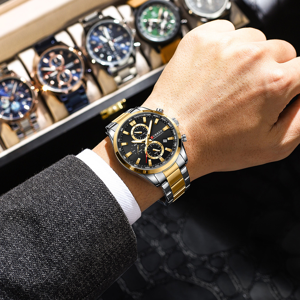 CURREN Casual Quartz Chrono Sp - Men'S Fashion Jewelry ulasan dan harga