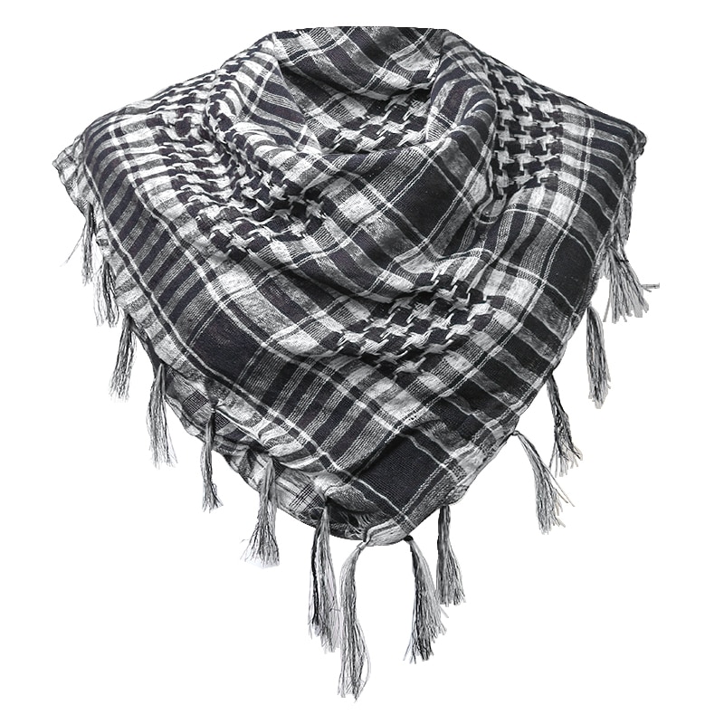 Houndstooth Scarf Plaid Hijab  - Men'S Fashion Gloves ulasan dan harga