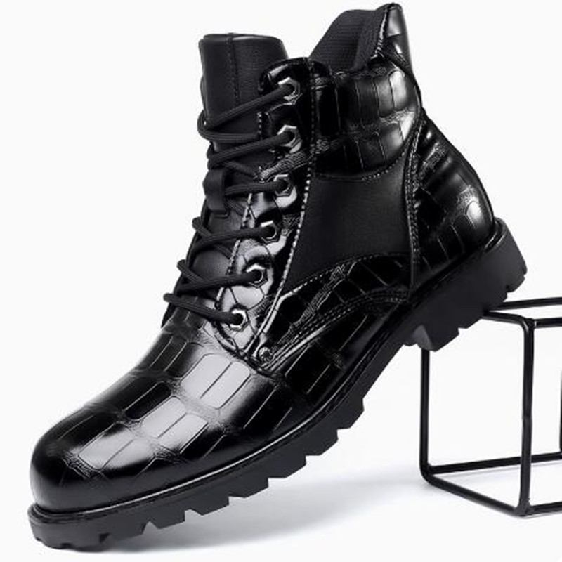 Luxury Brand Men Boots Grid Pa - Men'S Fashion Luxury Brands ulasan dan harga