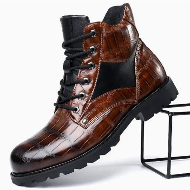 Luxury Brand Men Boots Grid Pa - Men'S Fashion Luxury Brands ulasan dan harga