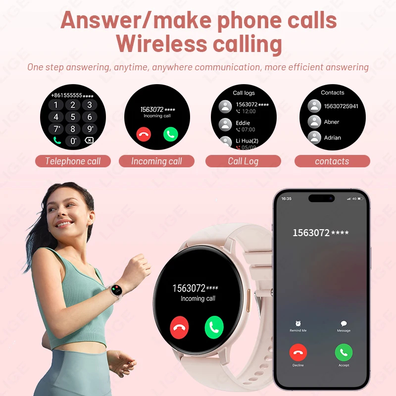 2026 Fashion Smart Watch Women - Men'S Fashion App ulasan dan harga