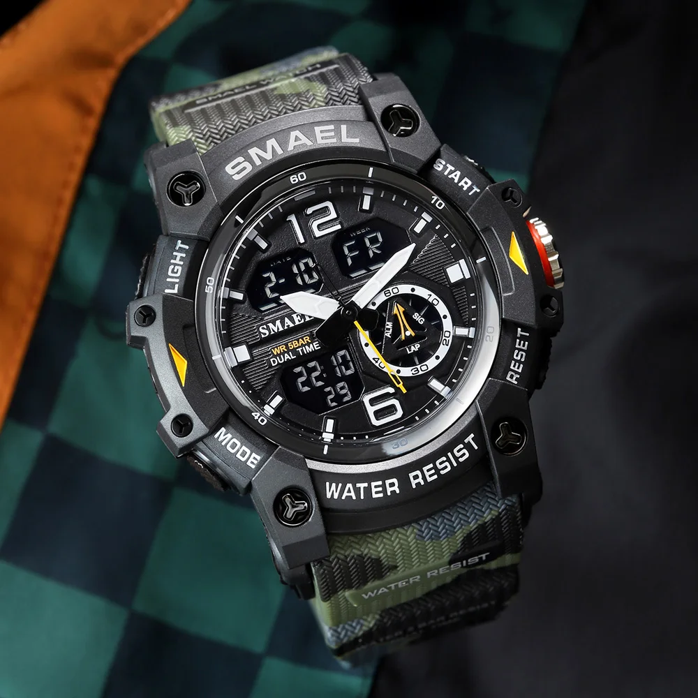 SMAEL Sports Watches Men Camo  - Men'S Fashion Zone ulasan dan harga