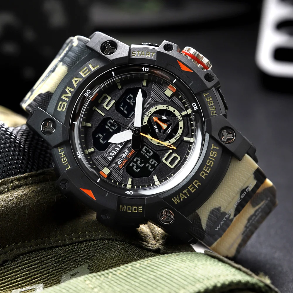 SMAEL Sports Watches Men Camo  - Men'S Fashion Zone ulasan dan harga