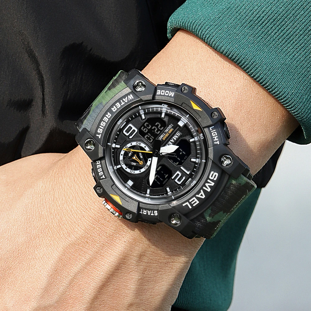 SMAEL Sports Watches Men Camo  - Men'S Fashion Zone ulasan dan harga