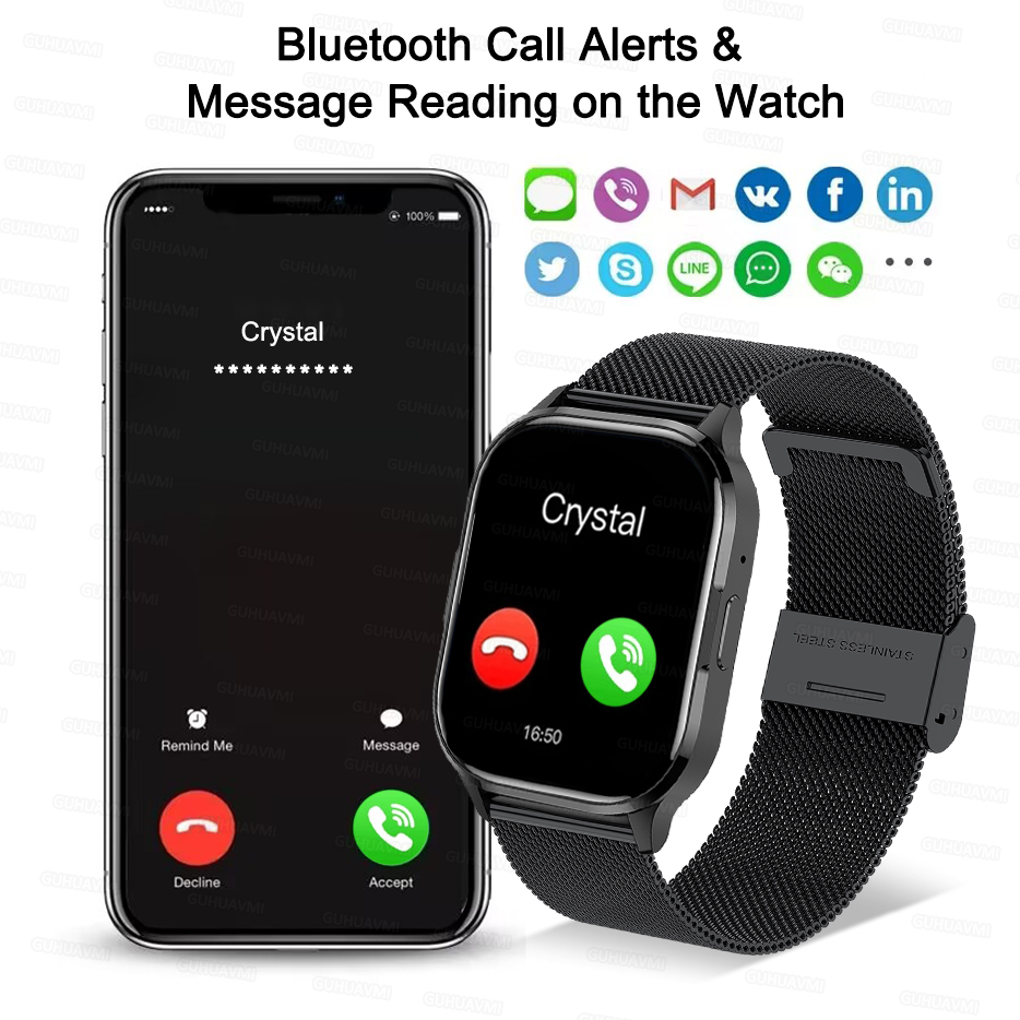 New Smartwatch Man Women AMOLE - Men'S Fashion App ulasan dan harga