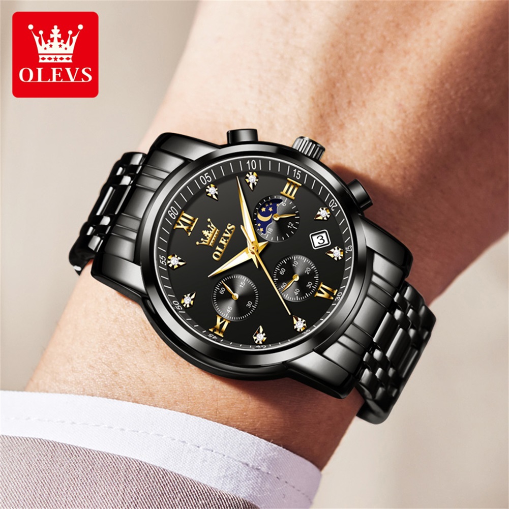 OLEVS Popular men's watches st - Men'S Fashion Luxury Brands ulasan dan harga