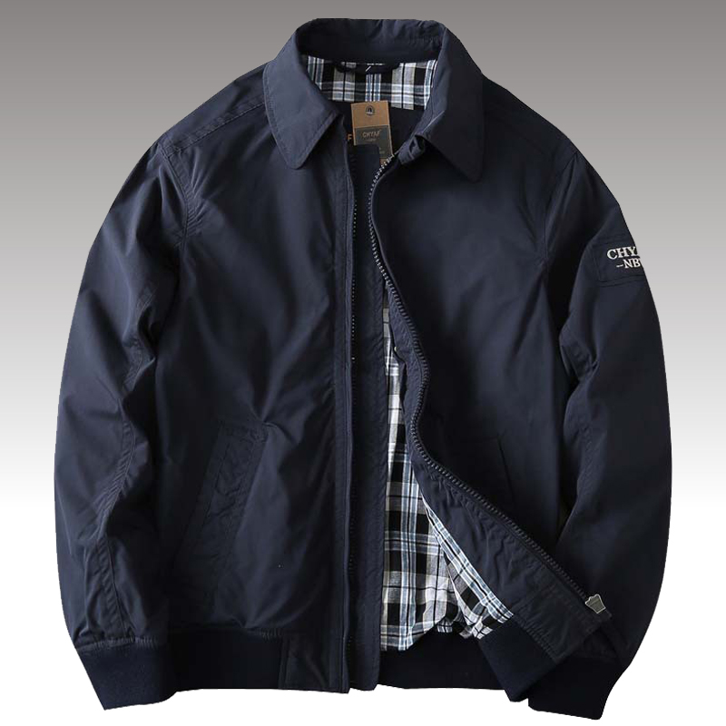 Spring Casual Solid Fashion Sl - Mens Fashion Bomber Jacket ulasan dan harga