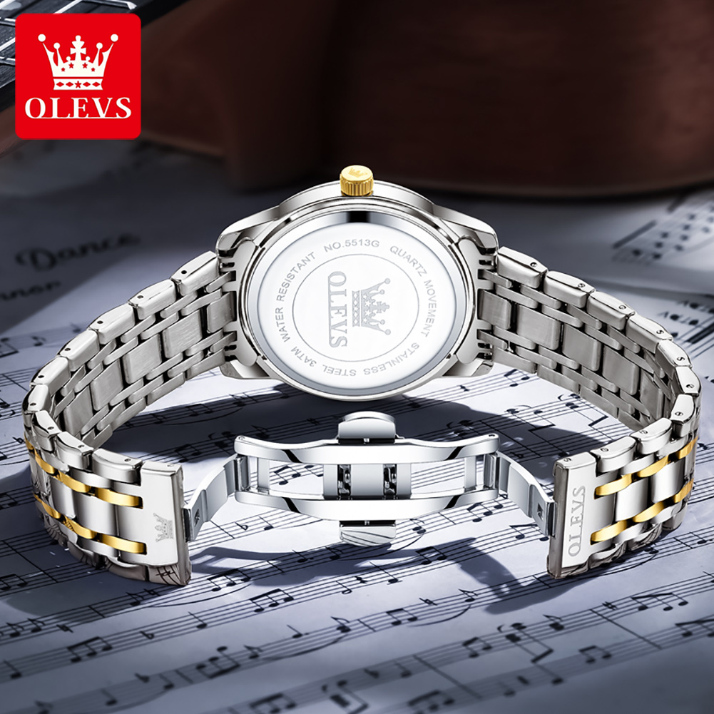 OLEVS Brand Fashion men's watc - Men'S Fashion Luxury Brands ulasan dan harga