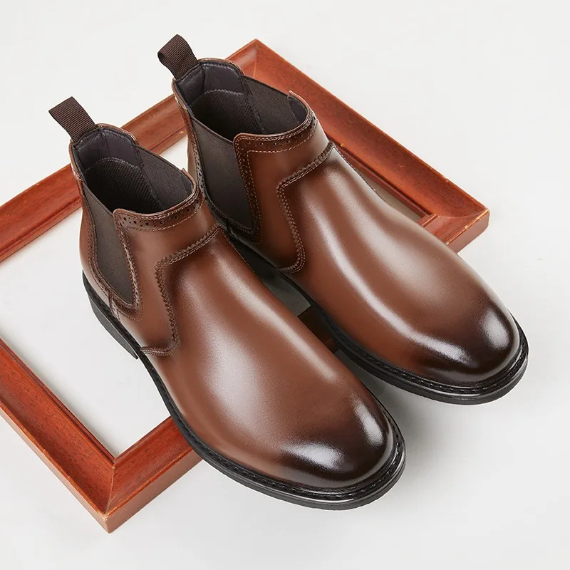Vintage Mens Leather Oxford Bo - Mens Fashion Vintage ulasan dan harga