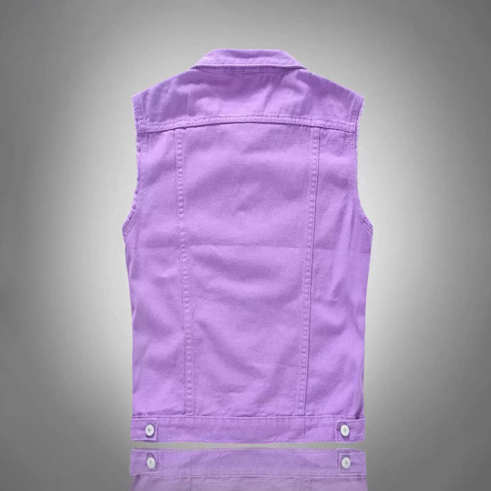 New Fashion Men Blue Casual De - Men'S Fashion Vest With Jeans ulasan dan harga