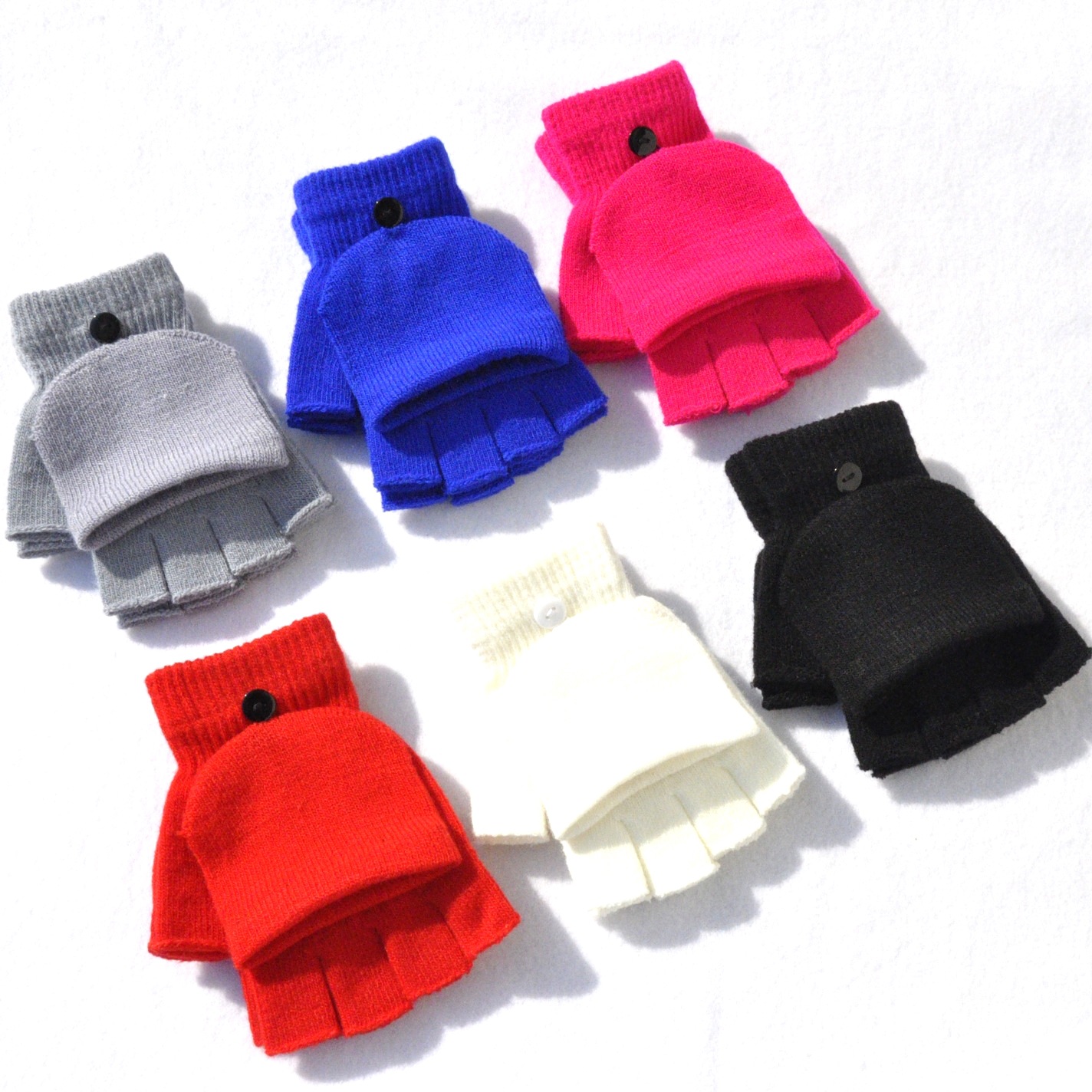 Knitted Flip Cover Half Finger - Men'S Fashion Gloves ulasan dan harga