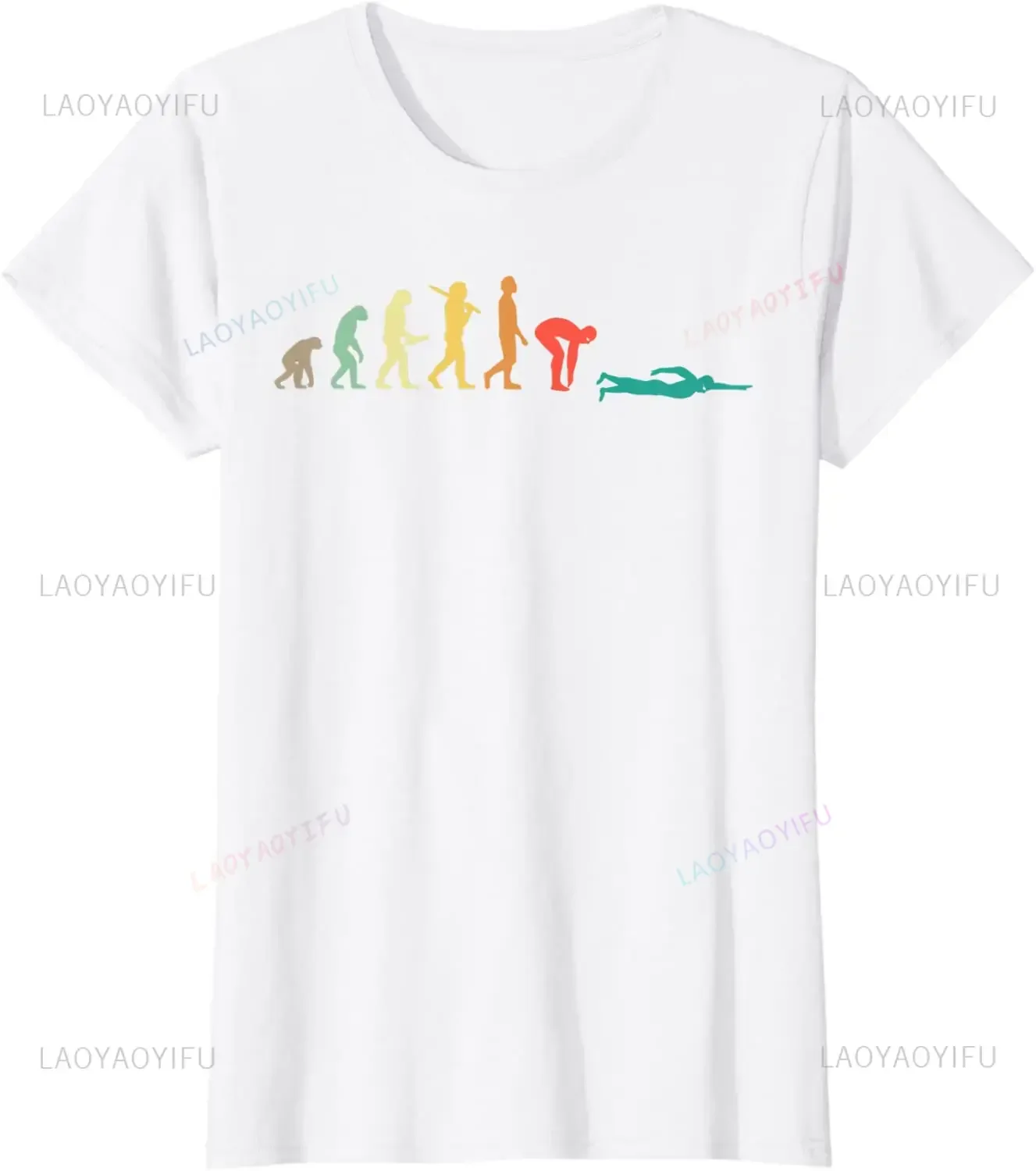 Retro Graphic Swimming Evoluti - Men'S Fashion Evolution ulasan dan harga