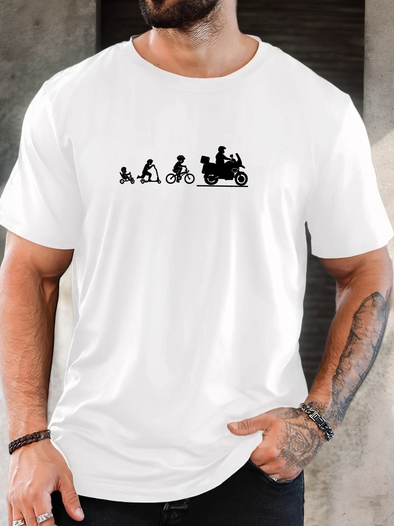 Fashion Mens Black Basic Tee D - Men'S Fashion Evolution ulasan dan harga