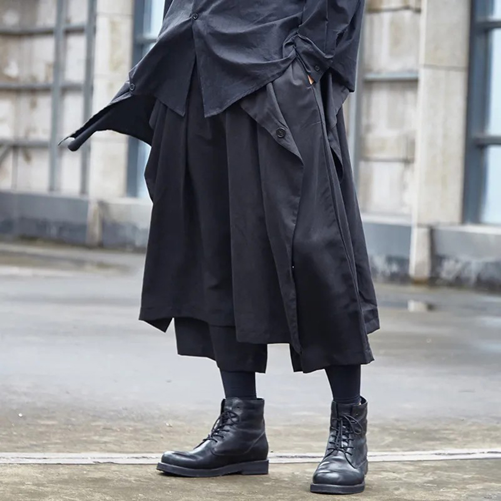 Gothic Dark Pants Y2k Irregula - Mens Fashion Trends 2026 ulasan dan harga
