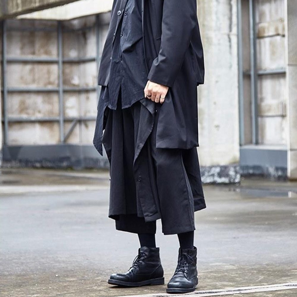 Gothic Dark Pants Y2k Irregula - Mens Fashion Trends 2026 ulasan dan harga