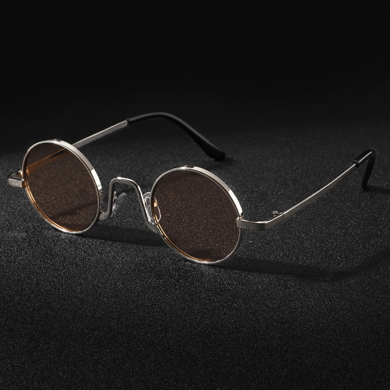Vintage Designer Outdoor Sungl - Men'S Fashion Round Glasses ulasan dan harga