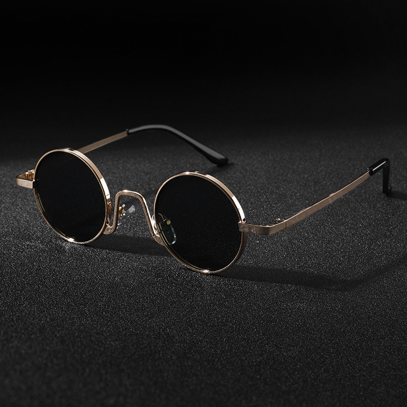 Vintage Designer Outdoor Sungl - Men'S Fashion Round Glasses ulasan dan harga