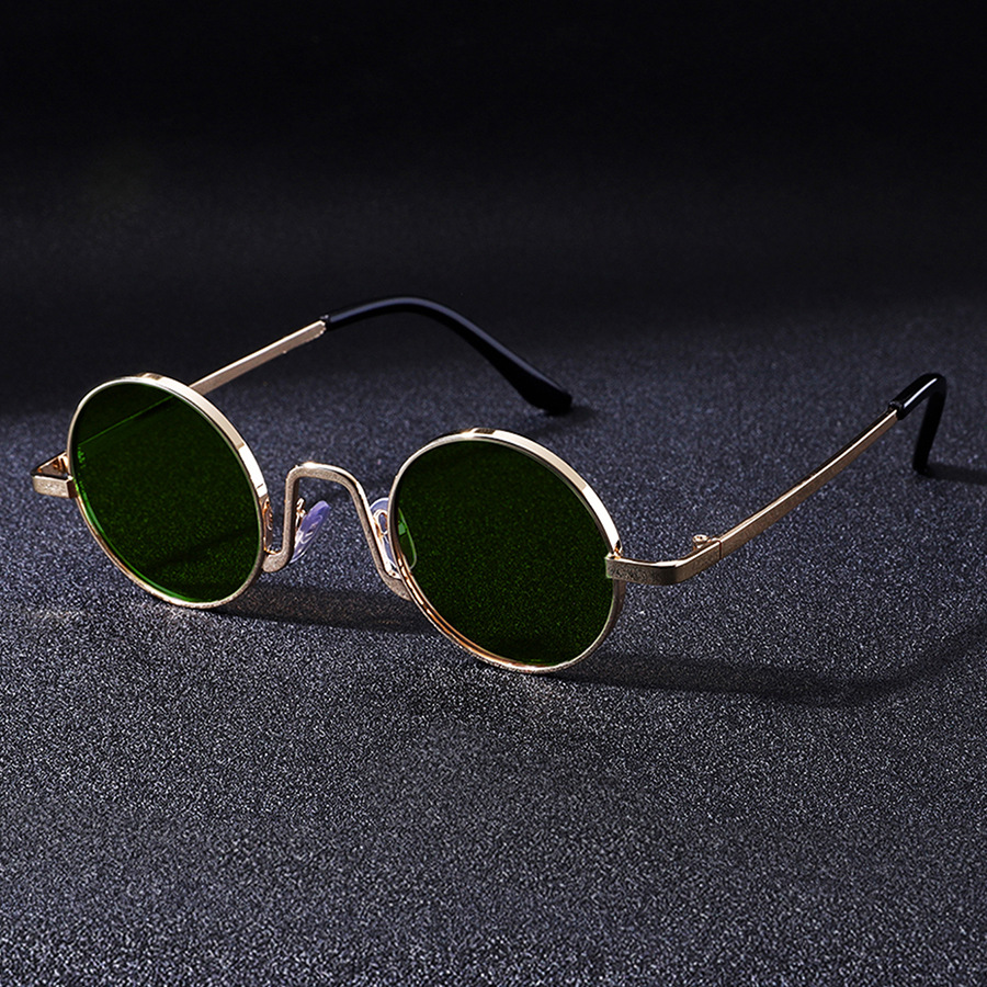 Vintage Designer Outdoor Sungl - Men'S Fashion Round Glasses ulasan dan harga