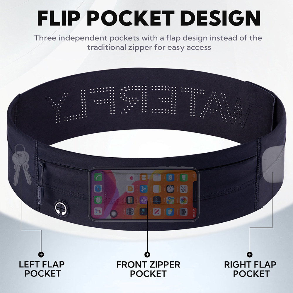 WATERFLY Running Belt Fanny Pa - Belt Mens Fashion ulasan dan harga