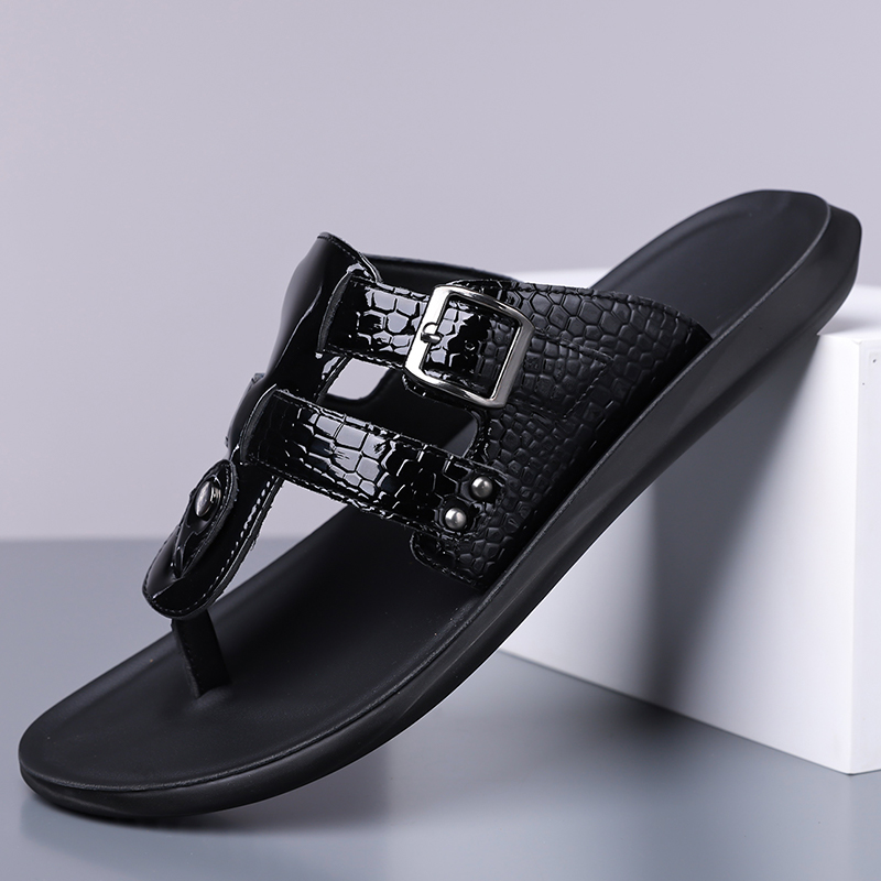 Summer New Men Flip Flops with - Belt Mens Fashion ulasan dan harga