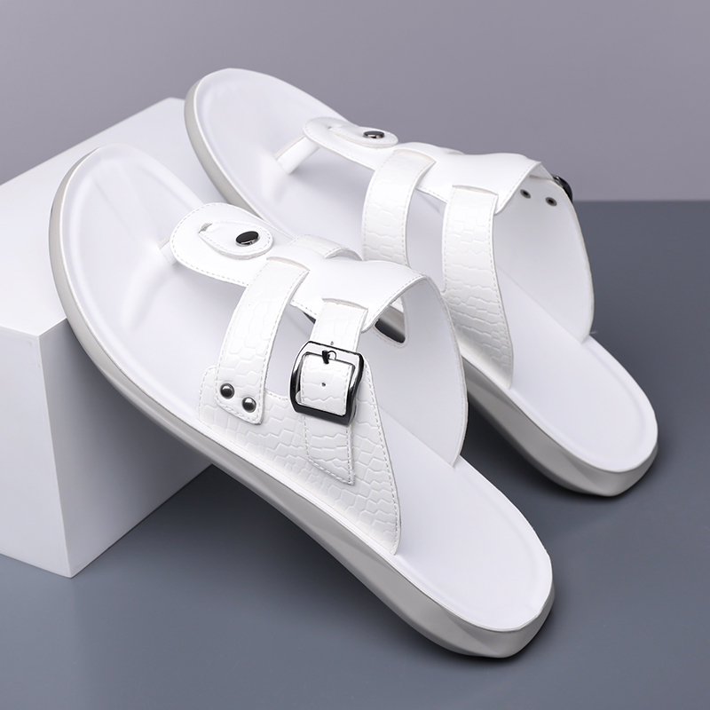 Summer New Men Flip Flops with - Belt Mens Fashion ulasan dan harga