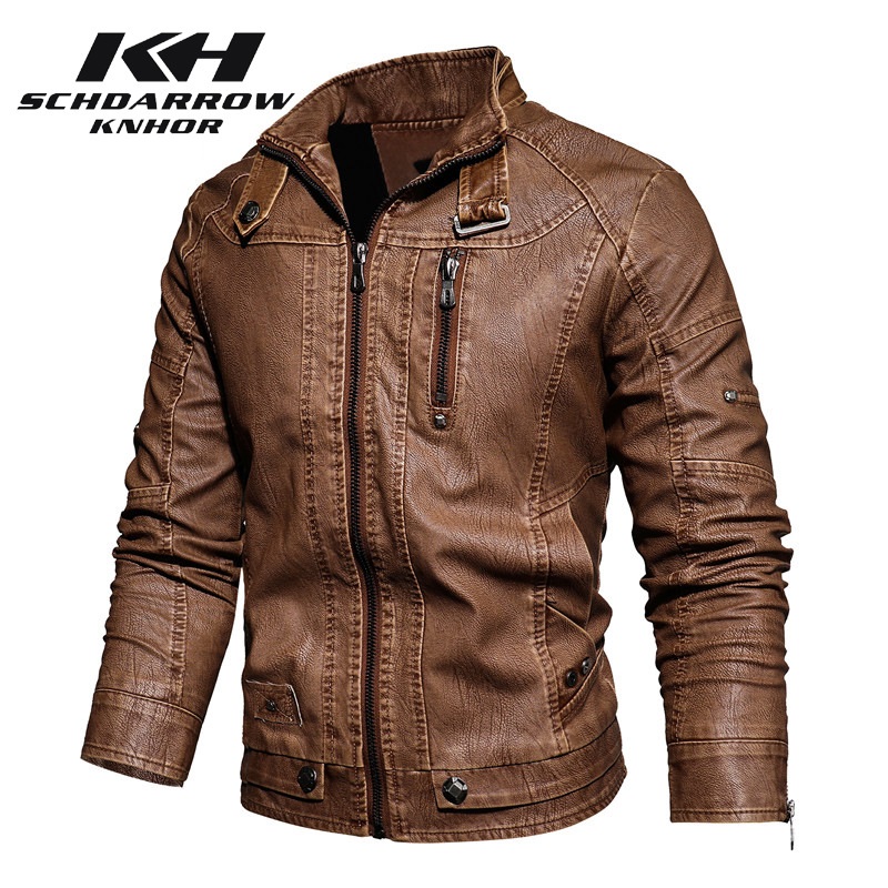 Men's Leather Jacket Autumn Wi - Mens Fashion Bomber Jacket ulasan dan harga