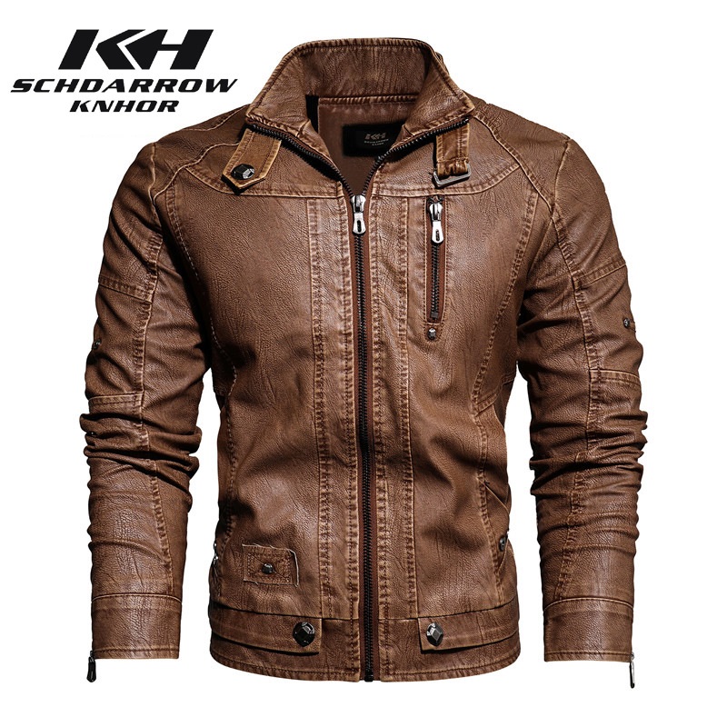 Men's Leather Jacket Autumn Wi - Mens Fashion Bomber Jacket ulasan dan harga