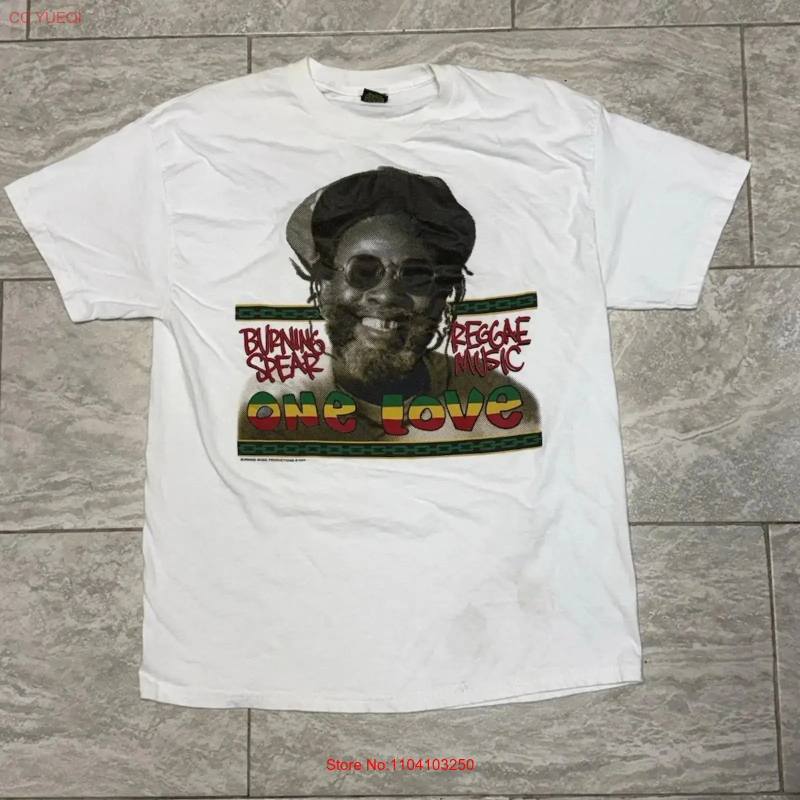 Vintage 1996 Burning Spear XL  - Xl Men'S Fashion ulasan dan harga