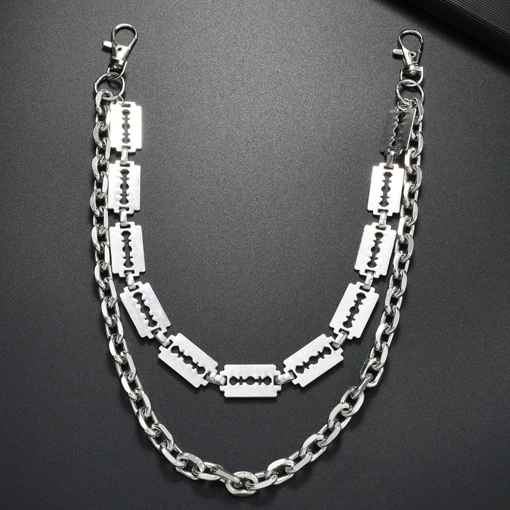 Punk Metal Chain Keychains for - Belt Mens Fashion ulasan dan harga