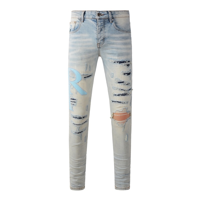 Fashion Americans Brands Men's - Skinny Jeans Ripped ulasan dan harga